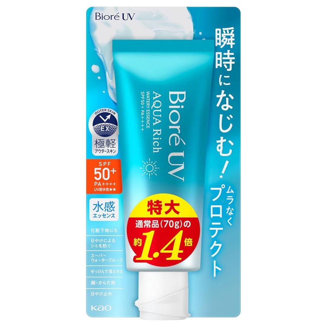 Biore UV Aqua Rich Water Essence 100g Sunscreen SPF50