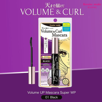 Heroine Make by KissMe Volumizing  Waterproof Mascara Black (6g)
