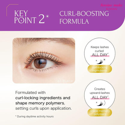Heroine Make by KissMe Volumizing  Waterproof Mascara Black (6g)