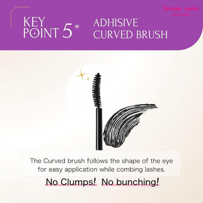 Heroine Make by KissMe Volumizing  Waterproof Mascara Black (6g)