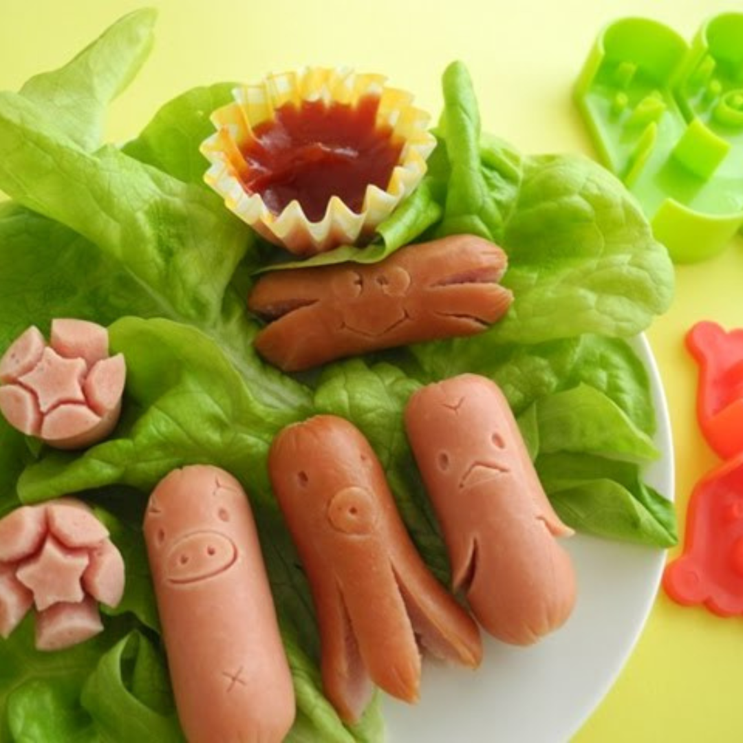 Sausage Cutter Set for Bento Lunch Box