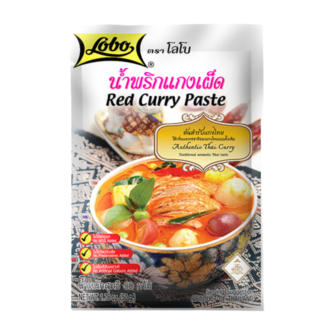Lobo Thai Red Curry Paste 50g