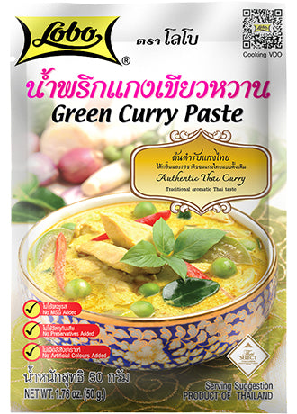 Lobo Green Curry Paste 50g